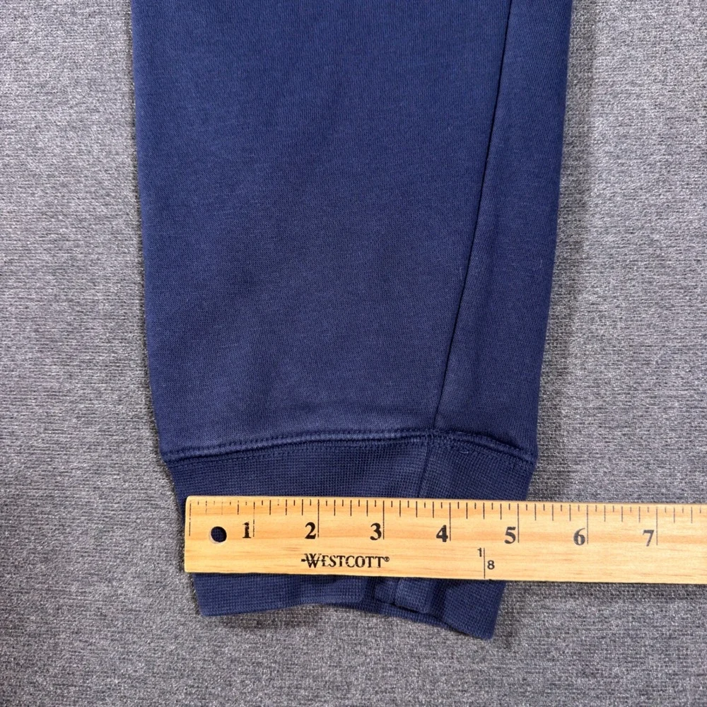 Nike Joggers Men L Blue Club Fleece Sweatpants Elastic Waist Cuffs Pockets